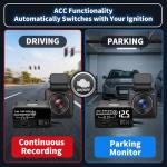 OBD2 to USB-C Power Cable for Dash Cams