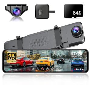 JOMISE G814 11" 4K Dual Mirror Dash Cam