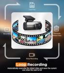 Tecival WiFi Dash Cam 1080P with Night Vision