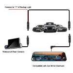 MEIRYFA 4-Pin Dash Cam Extension Cable 32.8FT