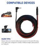 35ft Pure Copper Dash Cam Rear View Cable