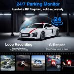 360° 4-Channel Mirror Dash Cam with WiFi