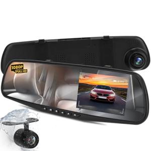Pyle 4.3” Dual Camera Dash Cam System
