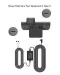 REDTIGER F7N Dash Cam Hardwire USB C Kit
