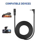 YQMAJIM 6ft Dash Cam Rear View Extension Cable