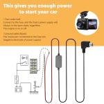 3-in-1 Dash Cam Hard Wire Kit with 13FT Cable