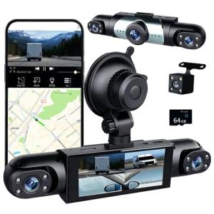 360° 4 Channel Dash Cam with Night Vision