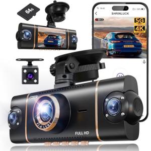 4-Channel 360° Dash Cam with Night Vision