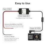 Yansoo USB C Dash Cam Hardwire Kit 13ft