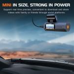 VEEMENT 2.5K WiFi Dash Cam with Night Vision