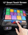 SPRLF Rear View Mirror Dash Cam with Touch Screen