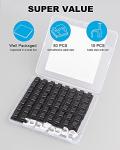 60 PCS Adhesive Clips for Dash Cam Cables