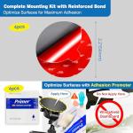 Dash Cam Mount Adhesive Pads – 4-Pack