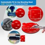 Dash Cam Mount Adhesive Pads – 4-Pack