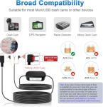 Dash Cam Hardwire Kit with Type C USB Port