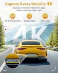 4K Front Dash Camera for Clear Footage