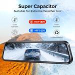 10" Touch Screen Mirror Dash Cam with 32GB Card