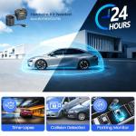 10" Touch Screen Mirror Dash Cam with 32GB Card