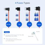 E-YEEGER Dash Cam Hardwire Kit with Fuse Taps