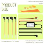 Micro USB Dash Cam Hardwire Kit with Fuses