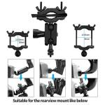 Universal Dash Cam Mirror Mount with 16 Joints
