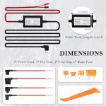 Dash Cam Hardwire Kit with USB-C and Fuse