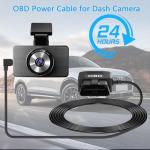 CERRXIAN OBD Power Cable for Dash Cameras 11.5FT