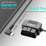 CERRXIAN OBD Power Cable for Dash Cameras 11.5FT
