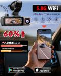 FAIMEE 4K Dual Dash Cam with GPS and Night Mode
