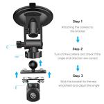 Pixelman Rear Camera Mount for Windshield & Mirrors