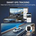 TUIFAC 4K Rear View Mirror Dash Cam