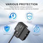 OBD Hardwire Kit for Dash Cam with Motion Detection