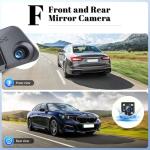 Dual Dash Cam with 1080P Front and Rear View