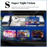 Dual Dash Cam with 1080P Front and Rear View