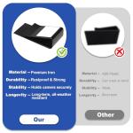 XStarlis Rear Window Dash Cam Mount Bracket