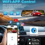 Dual Dash Camera with 4K Front & 2.5K Rear