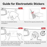 REDTIGER Adhesive Pads for Dash Cam Mounts