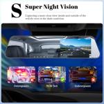 4.5” Dual Camera Dash Cam with Night Vision