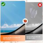 Dash Cam Electrostatic Sticker Mounting Set