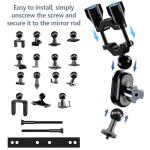 Universal Dash Cam Mount with 16 Connectors