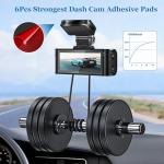 Heavy-Duty Double-Sided Adhesive Pads for Dash Cams