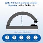 120 Cable Clips for Dash Cam and Cords