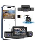 360° 4-Channel Dash Cam with WiFi & GPS