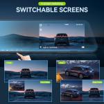 4.5 Inch Dual Lens 1080P Mirror Dash Cam