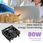 NerdQaxe++ Silent Plug & Play Bitcoin Miner