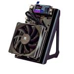 NerdQAxe++ 4.8T Mining Rig with PSU Stand