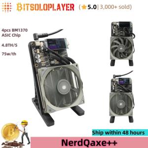 NerdQaxe++ Bitcoin Miner 4.8TH/s 4X ASIC