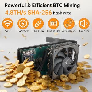 NerdQaxe++ Bitcoin Miner 4.8TH/s 78W