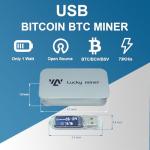 Lucky Miner LV03 USB Bitcoin Mining Device 74KH/S