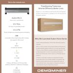 Canaan Avalon Mini 3 BTC Heater Miner 800W